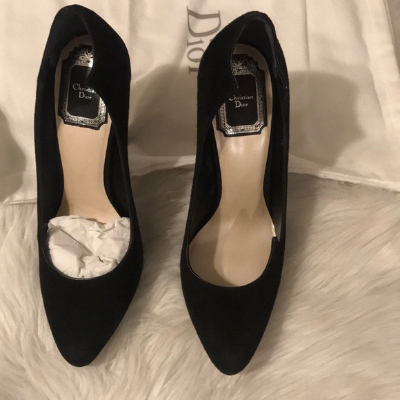 Dior Shoes - Black Suede pumps